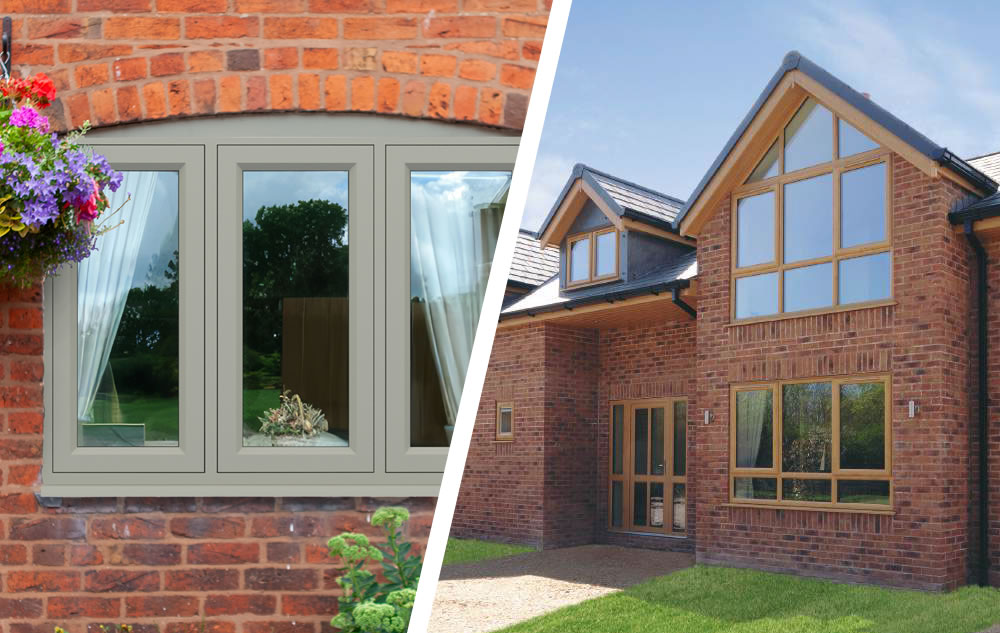 Eurocell flush sash v timber