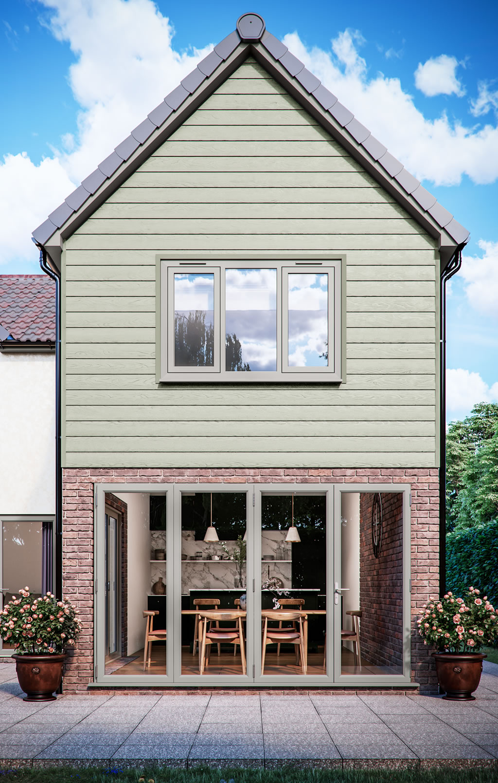House with Eurocell Logik S window