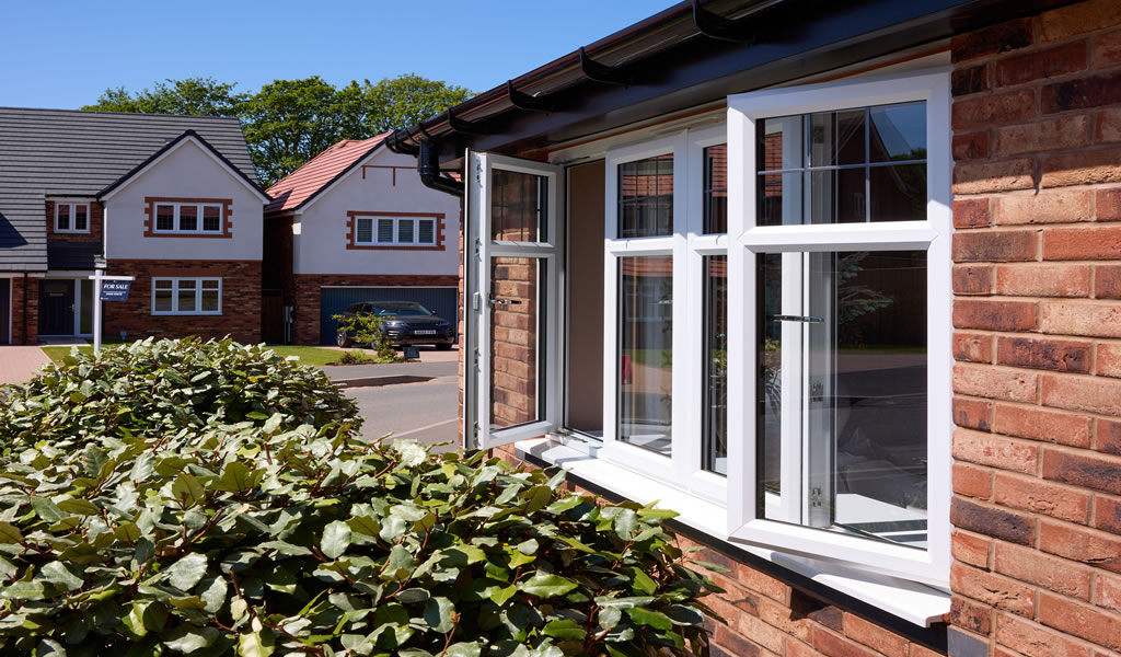 Eurocell window on housing development