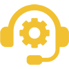 customer support headphones icon