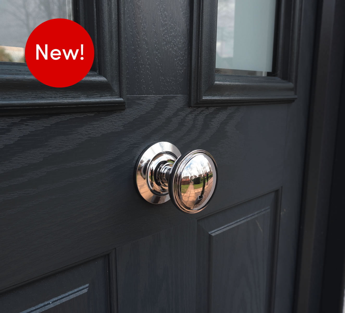 Heritage center pull door handle