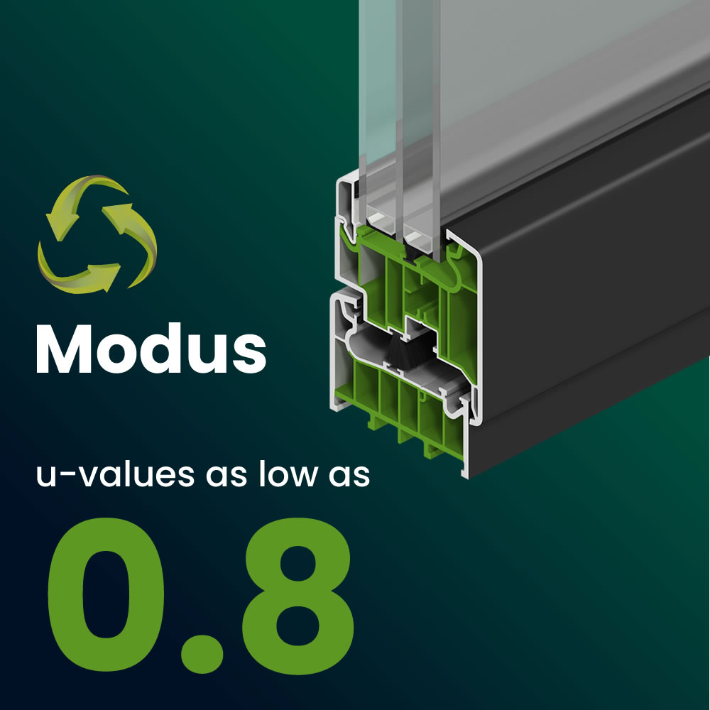 Modus windows with u-value as low as 0.8